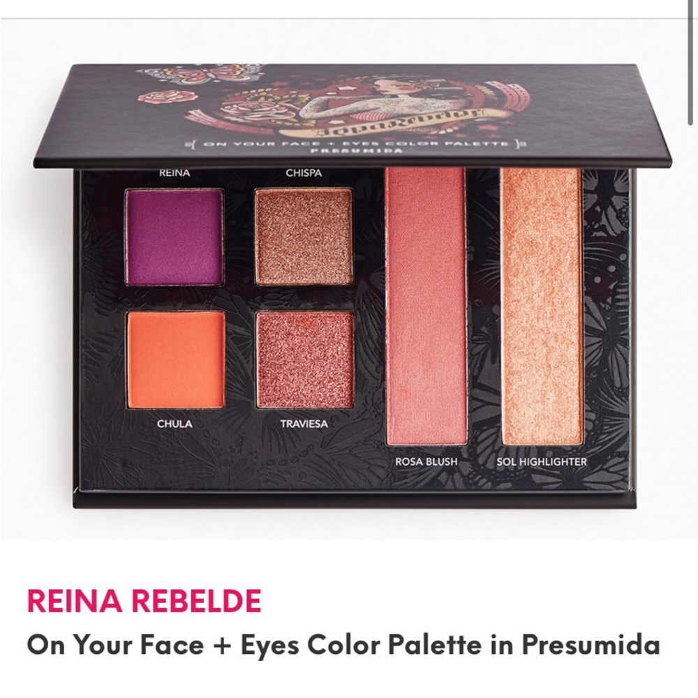 *NWT* Reina Rebelde Presumida Face & Eye Palette